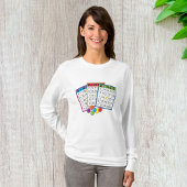 Bingo Cards Womens Long Sleeve T-Shirt