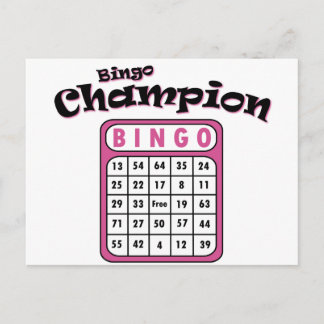 Bingo Champion Postkarte