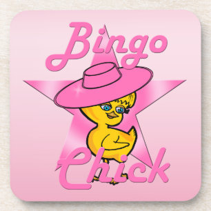 Bingo Chick #8 Getränkeuntersetzer