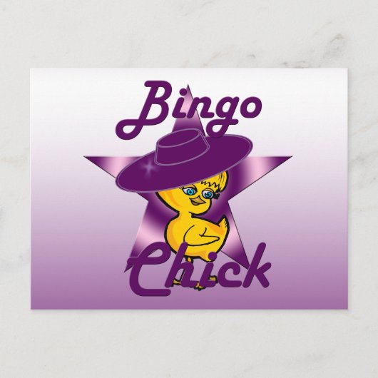 Bingo Chick #9 Postkarte (Vorderseite)