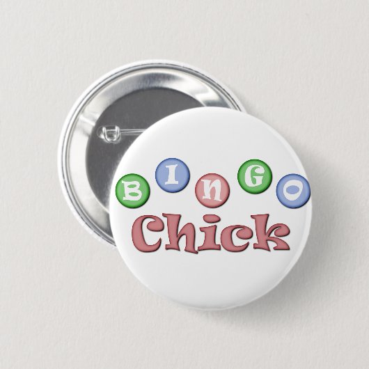 Bingo Chick Button (Vorne & Hinten)