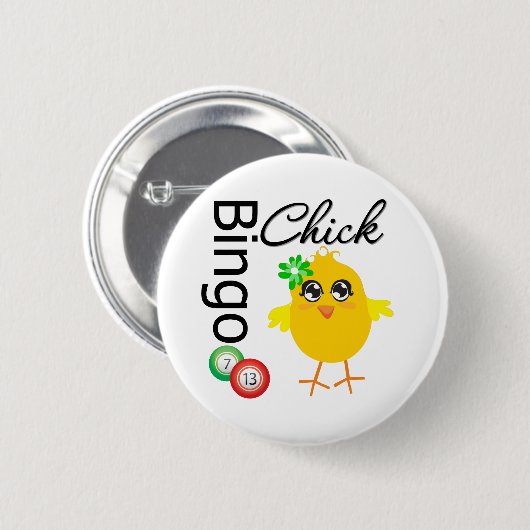 Bingo Chick Button (Vorne & Hinten)
