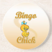 Bingo Chick Getränkeuntersetzer (Vorne)