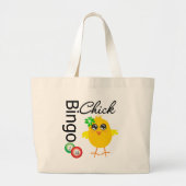 Bingo Chick Jumbo Stoffbeutel (Vorne)