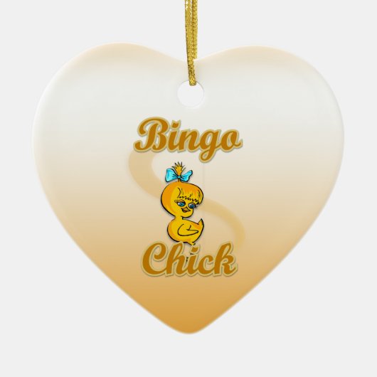Bingo Chick Keramikornament (Vorne)