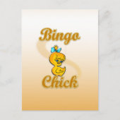 Bingo Chick Postkarte (Vorderseite)