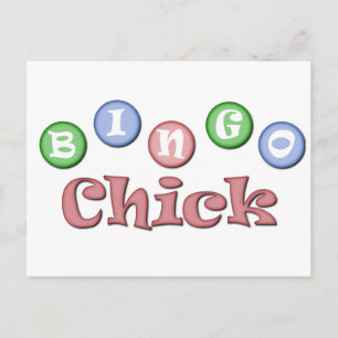 Bingo Chick Postkarte