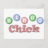 Bingo Chick Postkarte (Vorderseite)
