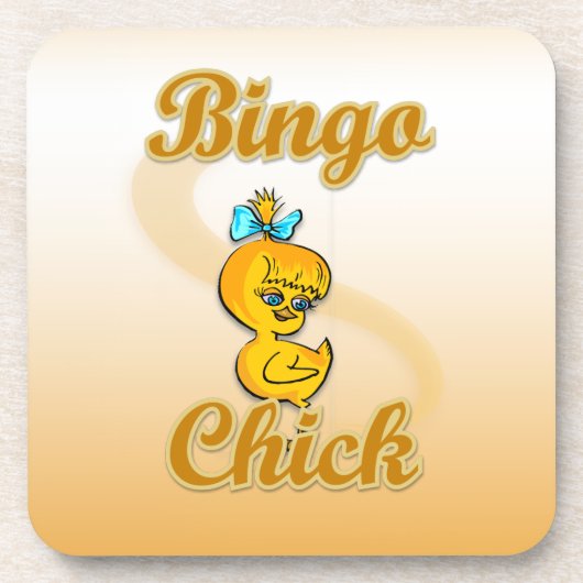 Bingo Chick Untersetzer (Vorderseite)