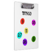 BINGO Clipboard Fun farbenfroh Klemmbrett (Rechts)