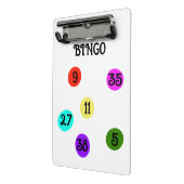 BINGO Clipboard Fun farbenfroh Mini Klemmbrett (Gewinkelt2)