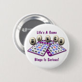 Bingo: Das Leben ist ein Spiel Button (Vorne & Hinten)