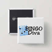Bingo-Diva Button (Vorne & Hinten)