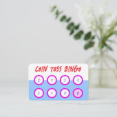 Bingo Drink Game für Party Visitenkarte (Stehend Vorderseite)