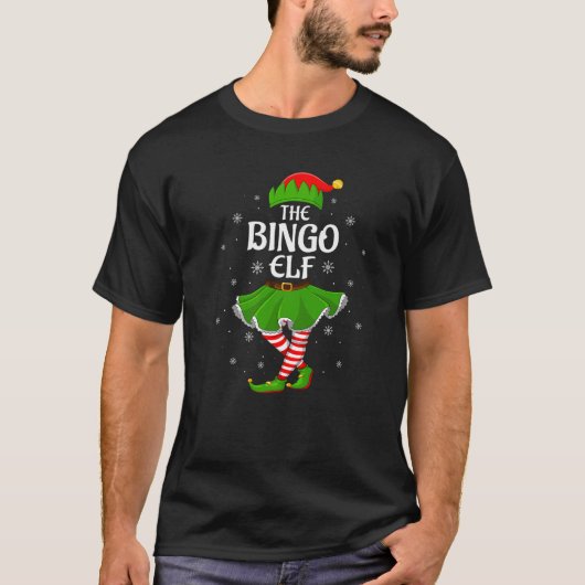 Bingo Elf Christmas Family Girls Women Elf Squad X T-Shirt (Vorderseite)