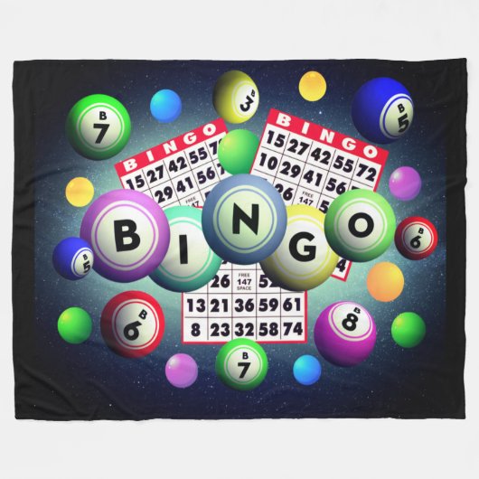 Bingo Fleecedecke (Vorderseite (Horizontal))