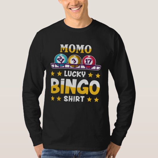 Bingo  For Momo  Lucky Bingo T-Shirt (Vorderseite)