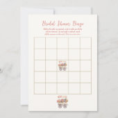 Bingo Fresh off Market Brautparty Game Card Einladung (Vorderseite)