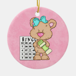 Bingo-Freundverzierung Keramikornament
