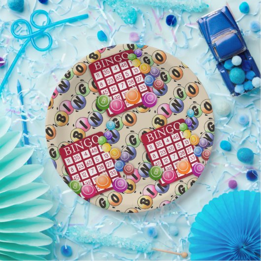 Bingo Fun Pappteller (Party)
