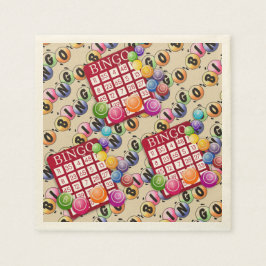 Bingo Fun Serviette