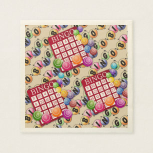 Bingo Fun Serviette