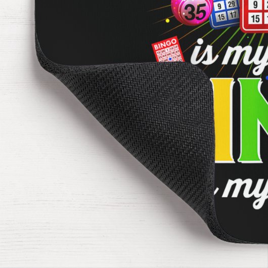 Bingo Funny Grammy Is My Name Bingo Is My Game Xma Mousepad (Ecke)