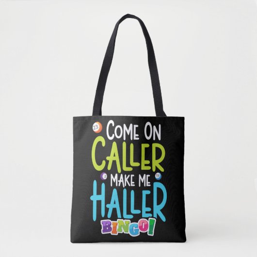 Bingo Funny Player macht mich Holler Tasche (Vorderseite)