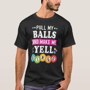 Bingo für Männer Frauen Glücksspiel Bingo Caller G T-Shirt