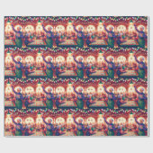 Bingo Game Christmas Geschenkpapier (Flach)