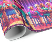 Bingo Game Jeden Anlaß Geschenkpapier (Rolleneckpunkt)