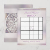 Bingo Game | Lebensbaum Einladungspostkarte (Vorne/Hinten)