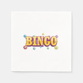 Bingo Game Lucky Player Gambler - Geschenk Serviette (Vorderseite)