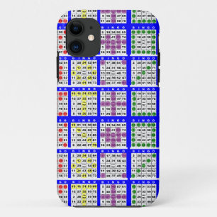 Bingo Game Patterns Large Grid Case-Mate iPhone Hülle