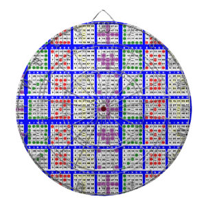 Bingo Game Patterns Large Grid Dartscheibe