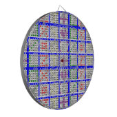 Bingo Game Patterns Large Grid Dartscheibe (Vorderseite Links)