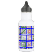 Bingo Game Patterns Large Grid Trinkflasche (Links)