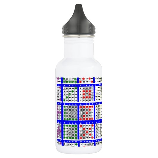 Bingo Game Patterns Large Grid Trinkflasche (Links)
