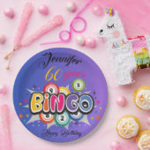 BINGO- Geburtstagsfeier Pappteller (Party)