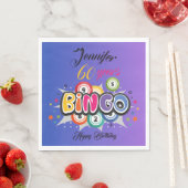 BINGO Geburtstagsfeier Serviette (Beispiel)