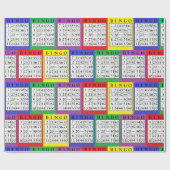 BINGO Geschenk-Verpackung Geschenkpapier (Flach)