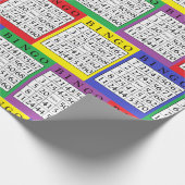 BINGO Geschenk-Verpackung Geschenkpapier (Ecke)