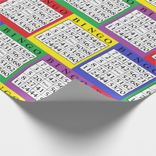 BINGO Geschenk-Verpackung Geschenkpapier (Ecke)