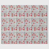 Bingo-Geschenk-Verpackung Geschenkpapier (Flach)
