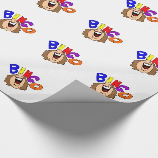 Bingo Geschenkpapier (Ecke)