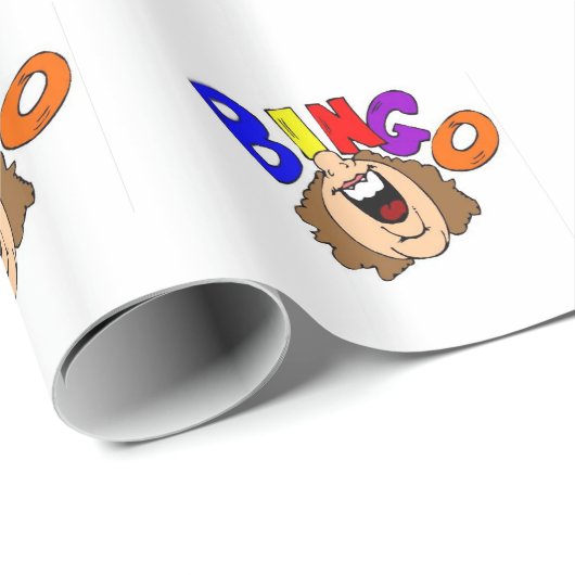 Bingo Geschenkpapier (Rolleneckpunkt)