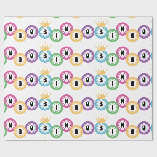 Bingo Geschenkpapier (Flach)