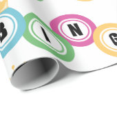 Bingo Geschenkpapier (Rolleneckpunkt)