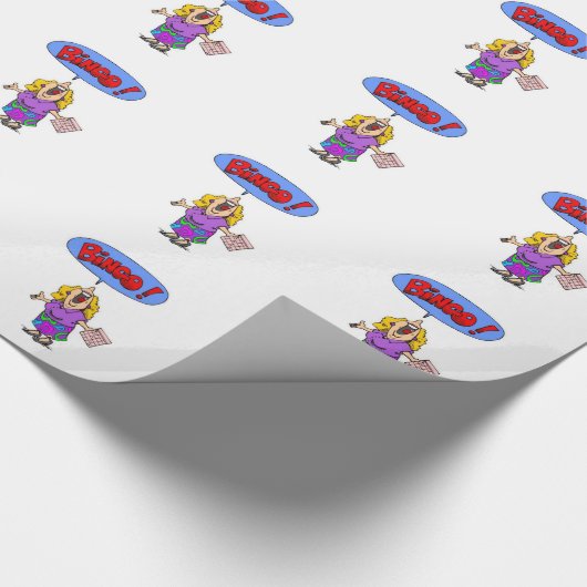 Bingo Geschenkpapier (Ecke)