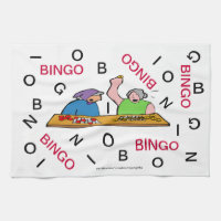 Bingo-Geschirrtuch